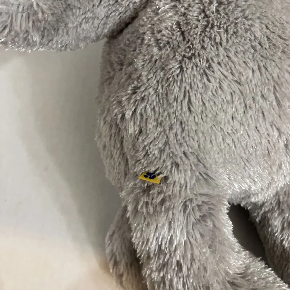 Build A Bear Cat Gray White Kitty Silver Plush Doll Toy Stuffed Animal Kitten 16
